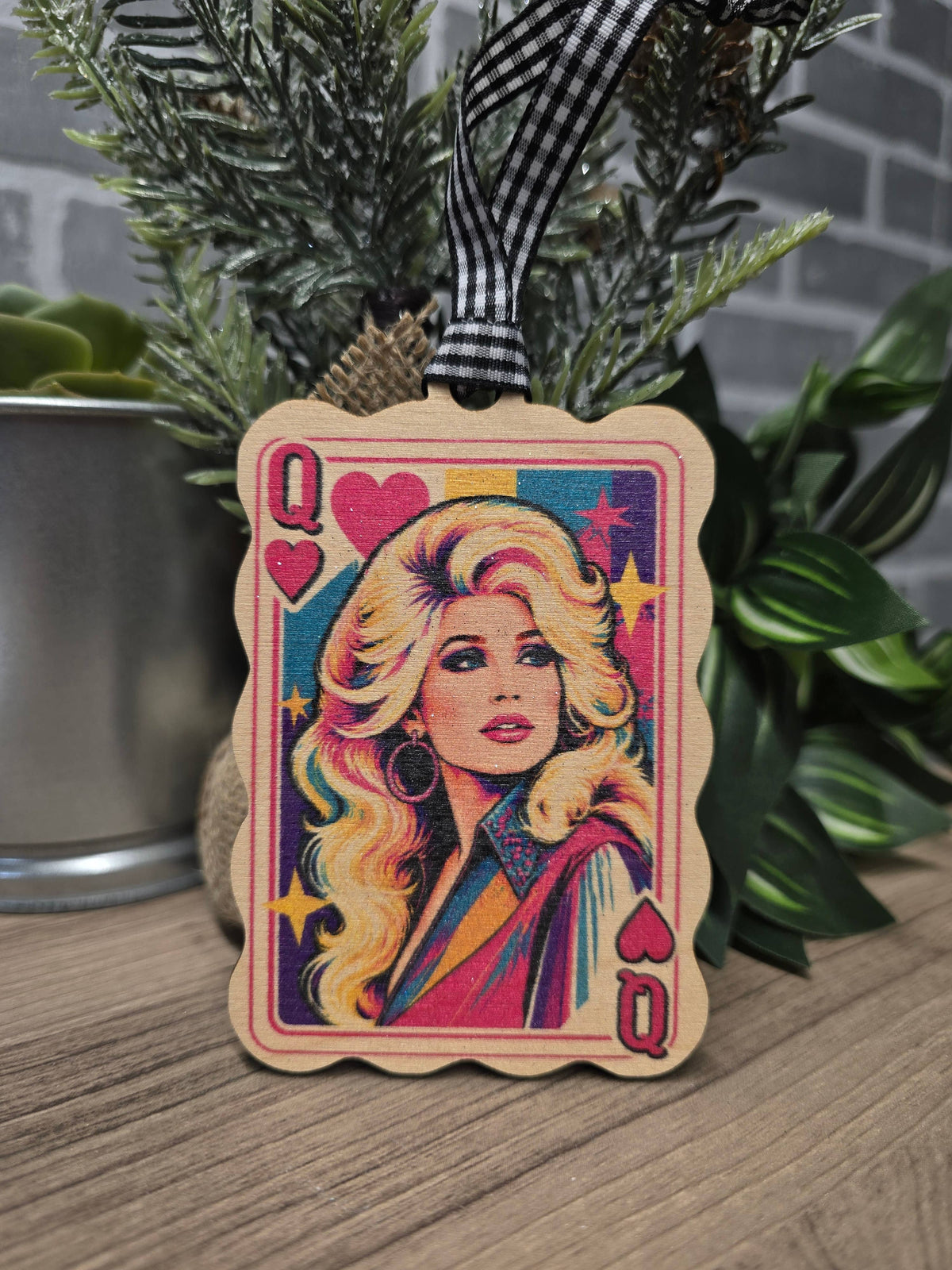 Queen of hearts Dolly Ornament