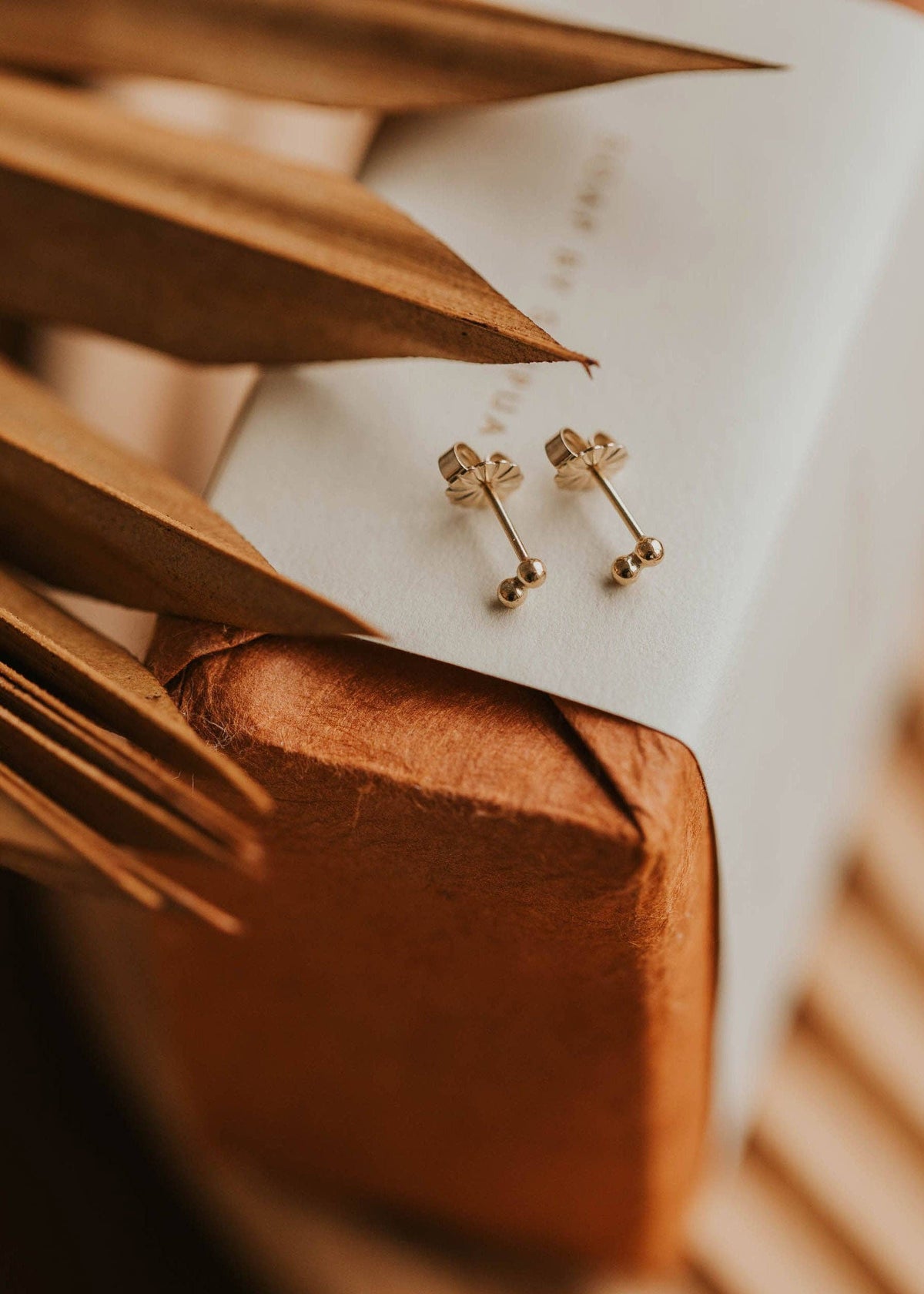 Double Dot Studs | 14kt Gold Fill + Sterling Silver