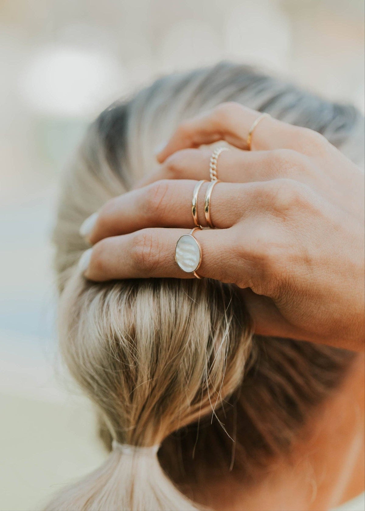 Del Mar Ring | 14kt Gold Fill + Sterling Silver