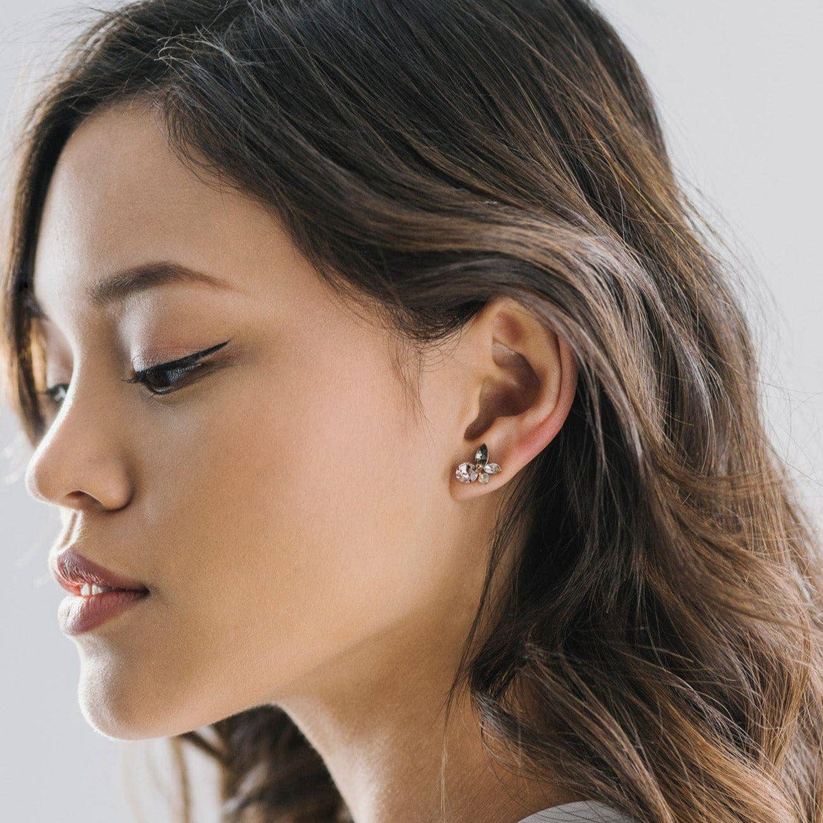 Corsage Posts | Swarovski Crystal Studs | Petite Earrings