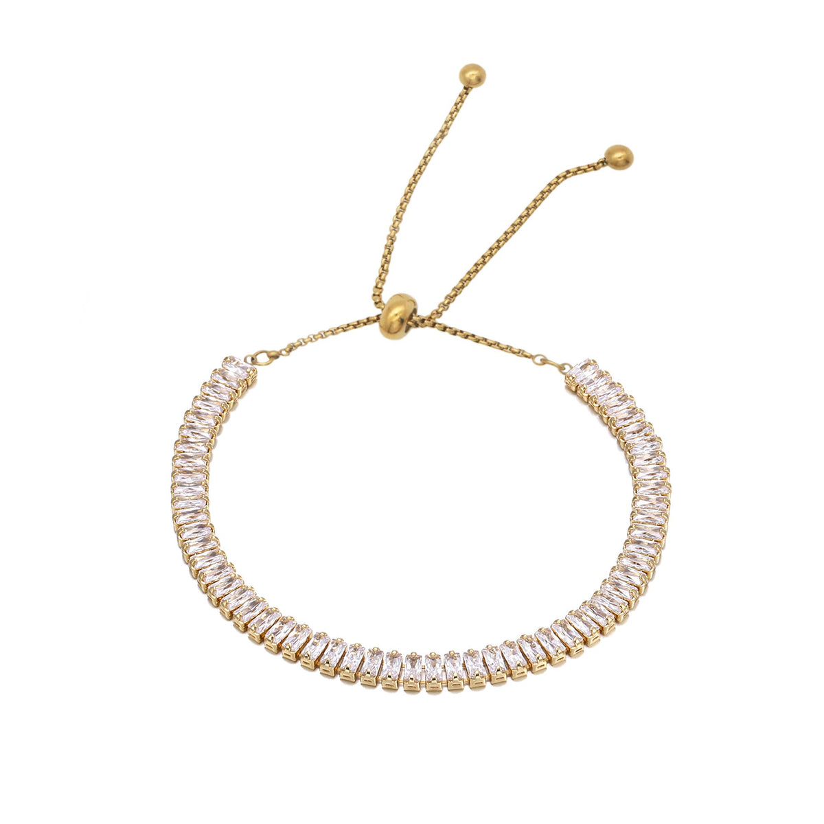Prism Bracelet | Waterproof Crystal Bracelet | Gold Bracelet