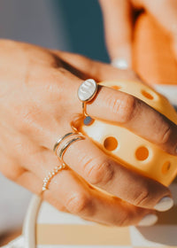 Del Mar Ring | 14kt Gold Fill + Sterling Silver