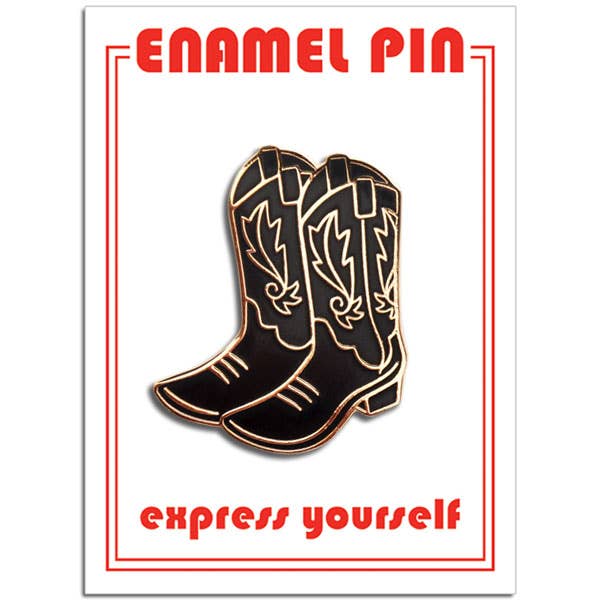 Cowboy Boots Western Pin