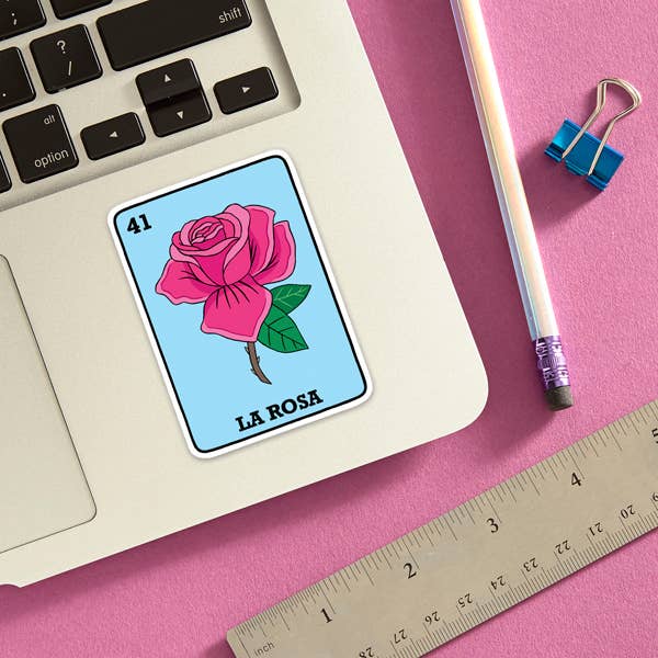 La Rosa Die Cut Sticker
