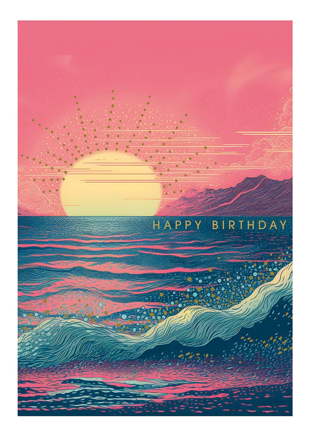 DAWN BIRTHDAY GREETING CARD 4.5 x 6.25"