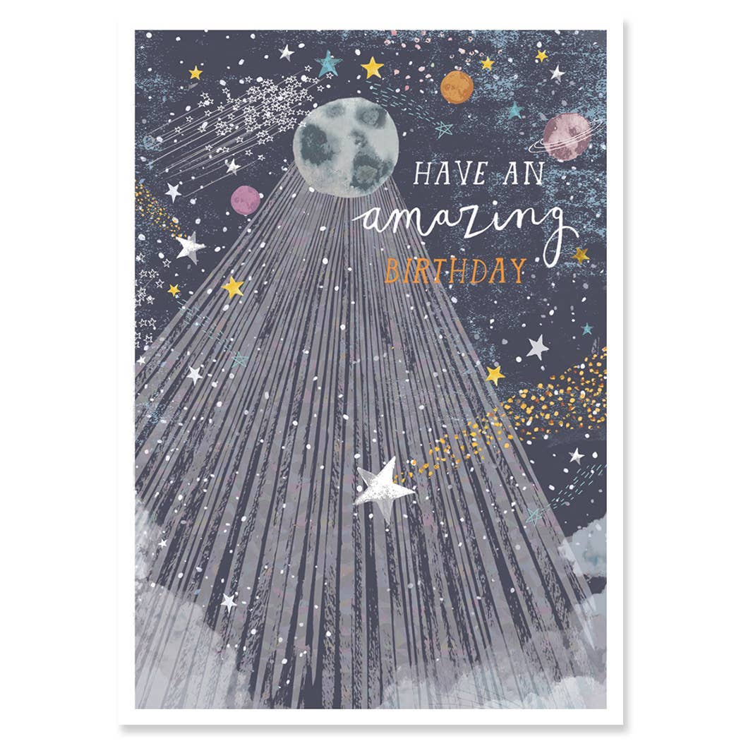 STARS ARE ALIGNED BIRTHDAY GREETING CARD 4.625 x 6.5625"