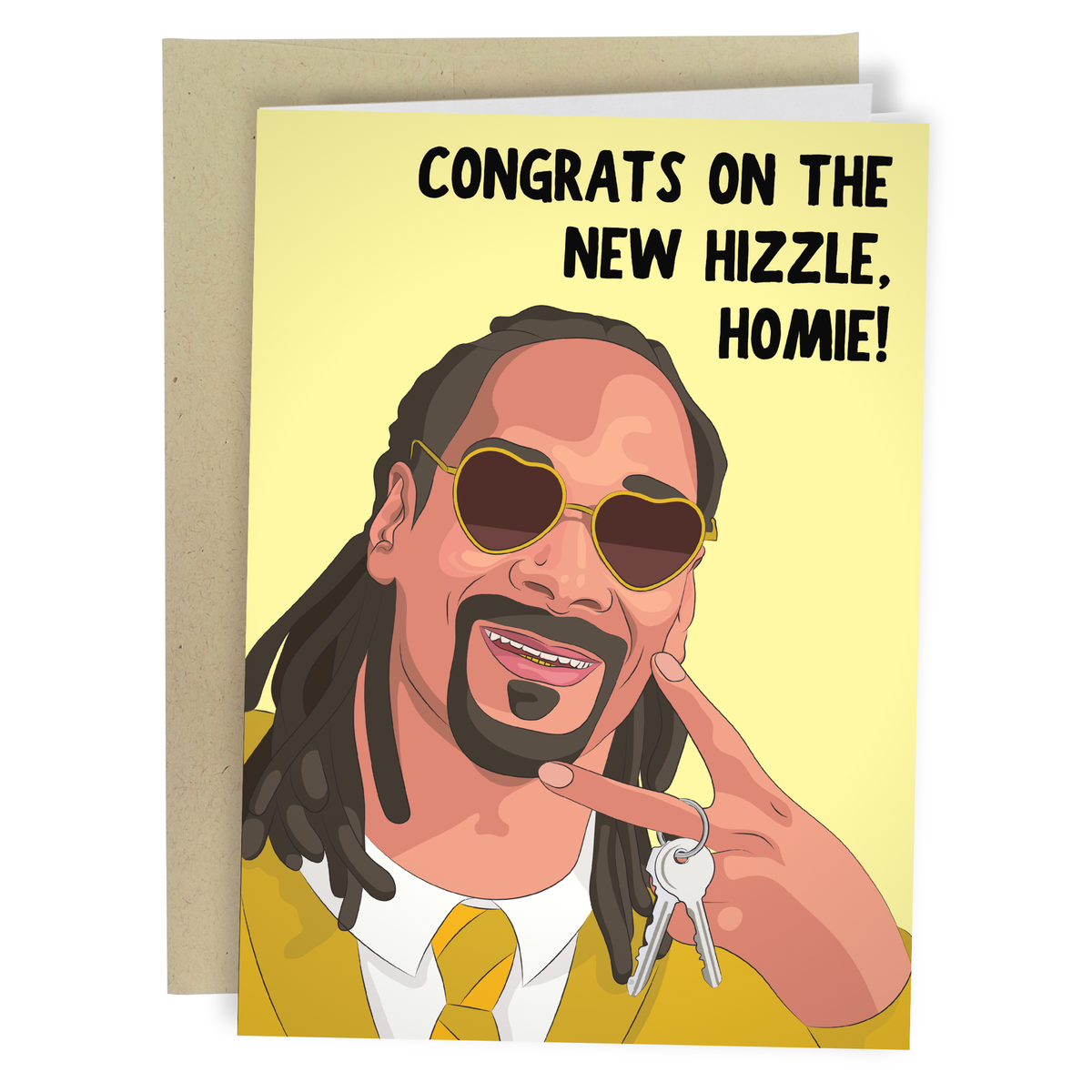 New Hizzle Home - Funny Congratulations Card