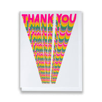 Infinite Rainbow Thank You Note Card