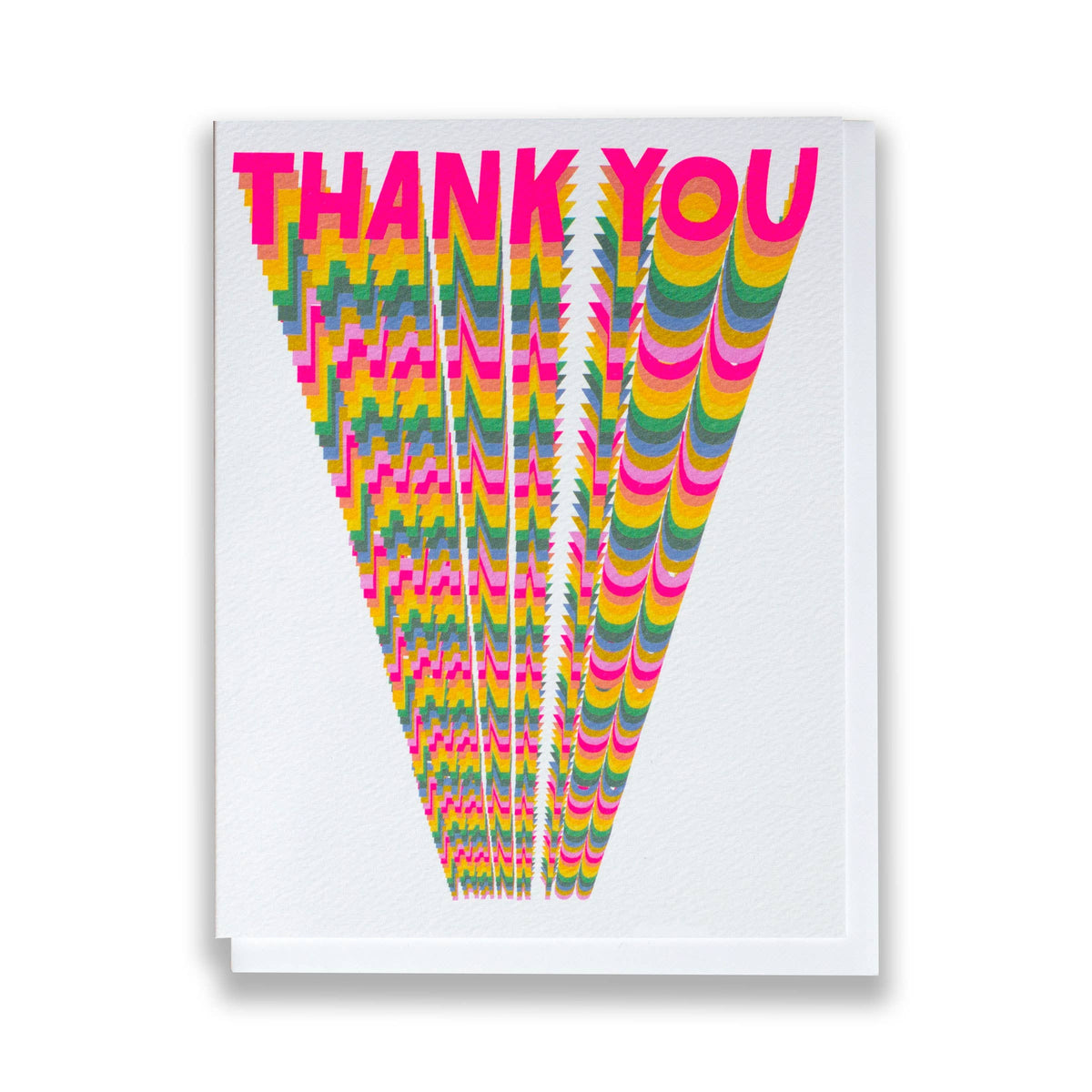 Infinite Rainbow Thank You Note Card