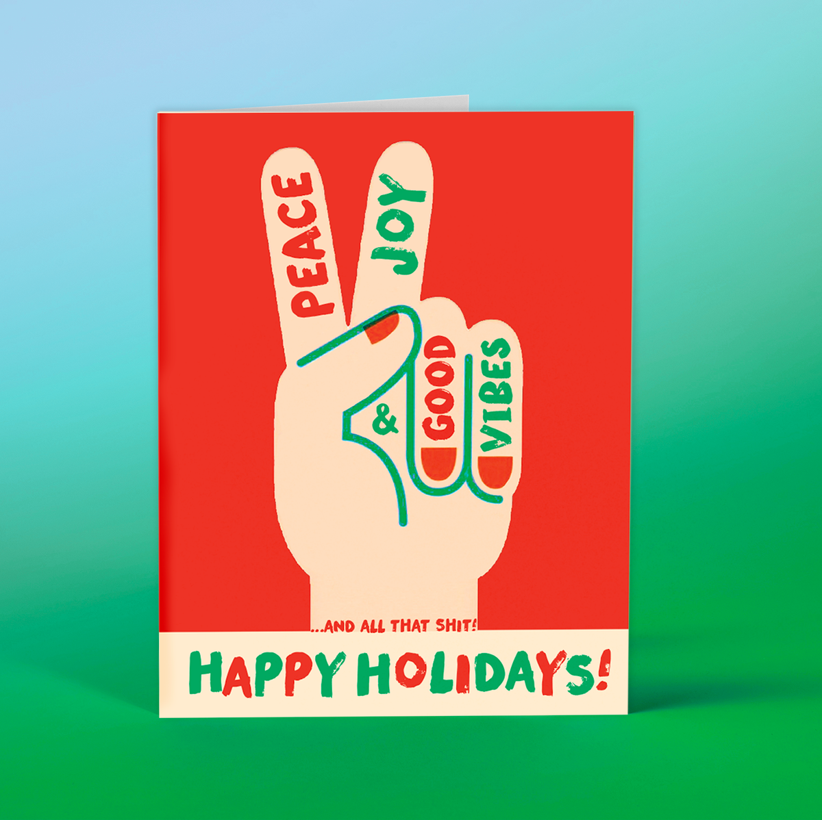 Peace Holiday Greeting Card