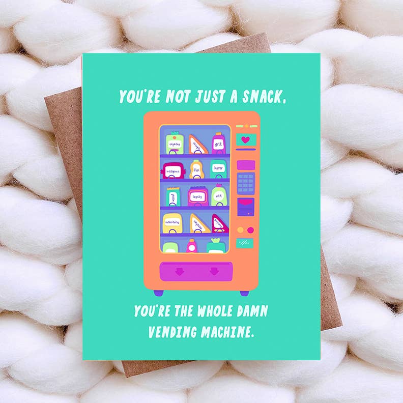 Not Just a Snack Anniversary Card - Valentines Day Card