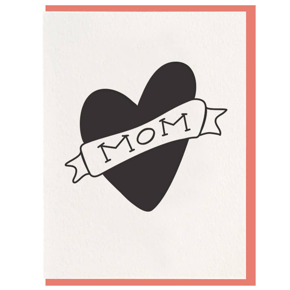 Mom Tattoo Greeting Card