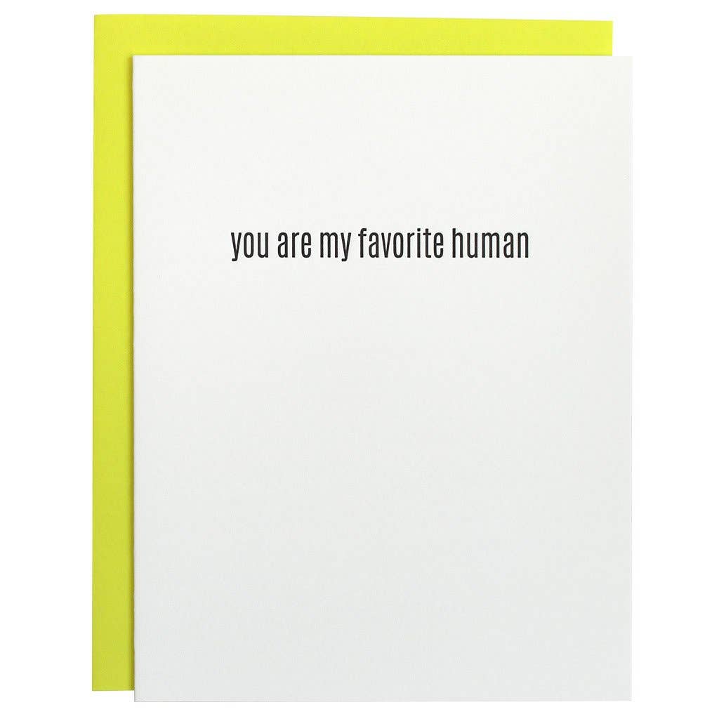 Favorite Human - Greeting Card