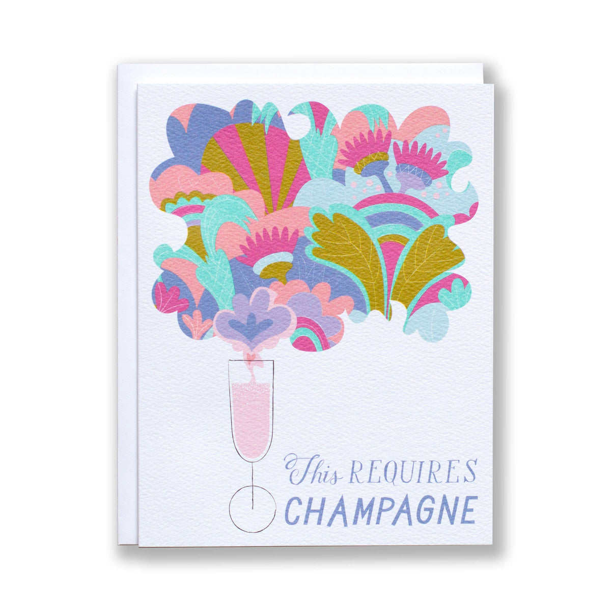 This Requires Champagne Note Card
