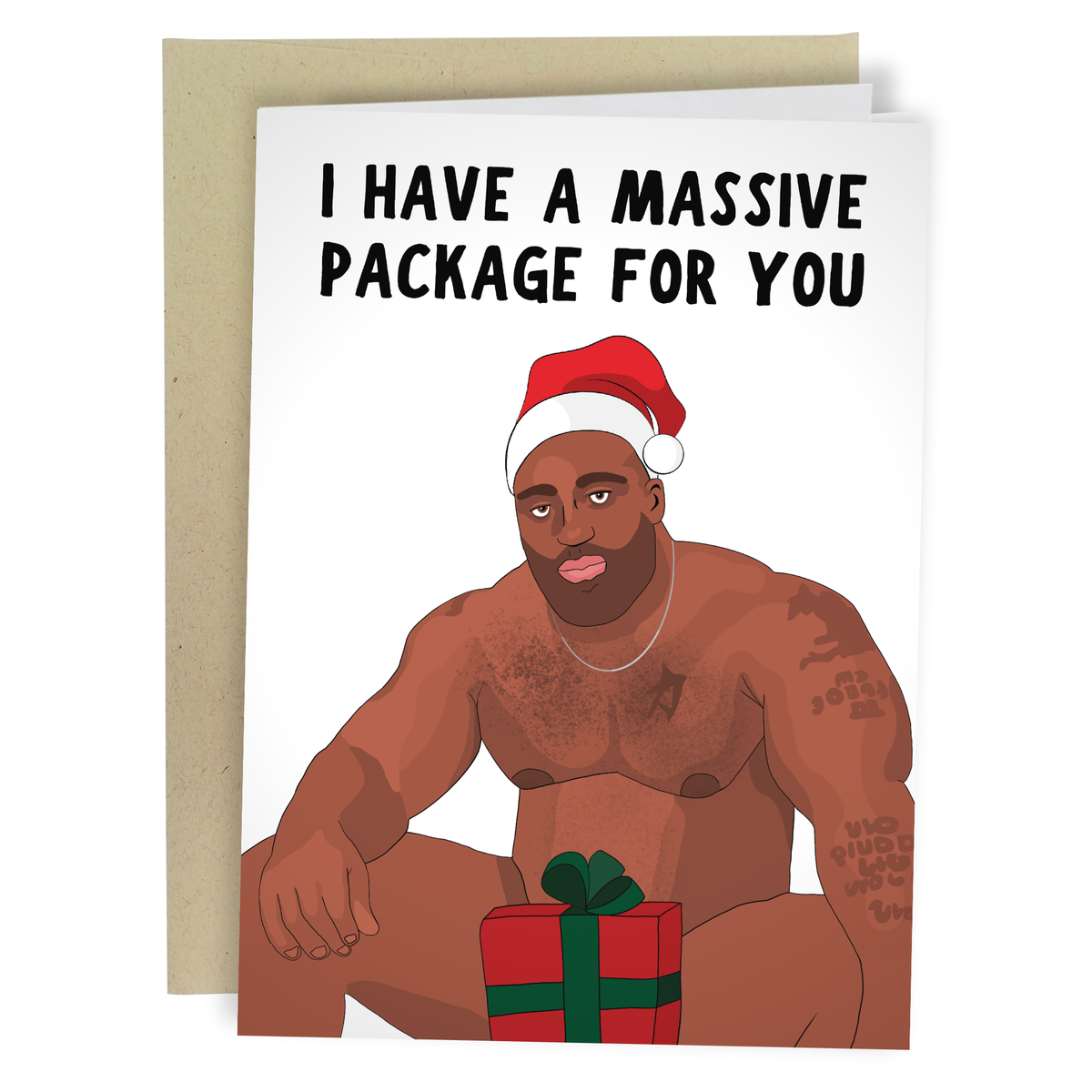 Massive Package Holiday Greeting Card