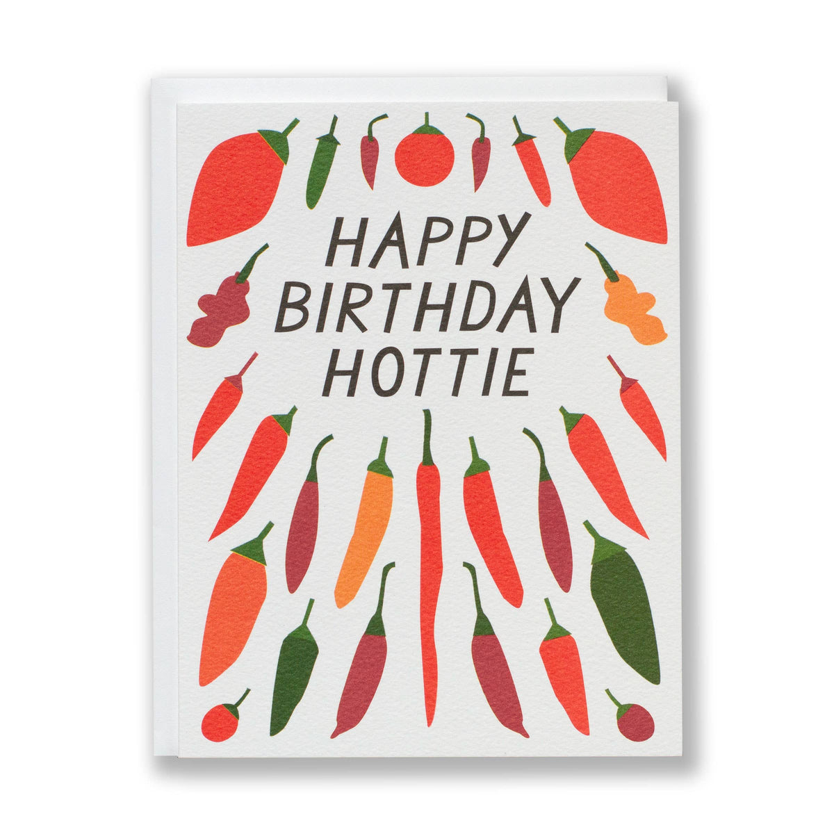 Happy Birthday Hottie - Chili Pepper - Birthday Card