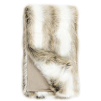 Arctic Fox Limited Edition Faux Fur Throw 60"x60"