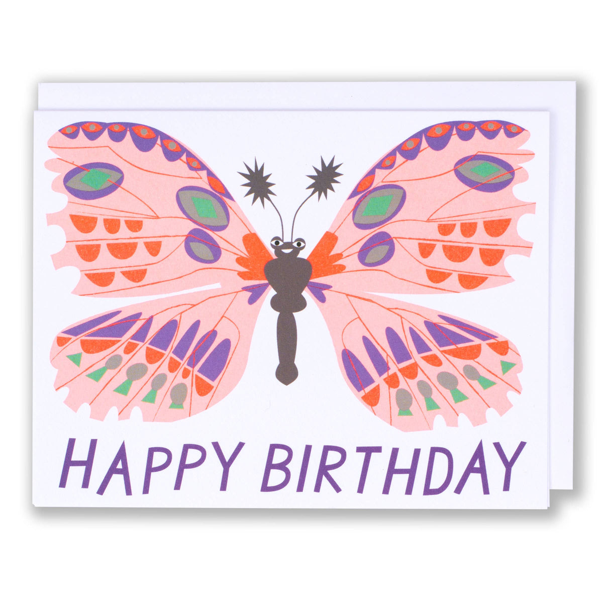 Butterfly Happy Birthday Note Card