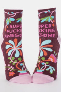 Super Fucking Awesome Ankle Socks