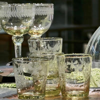 Jan Barboglio Wee-Bee Double Old Fashioned, Clear Glass