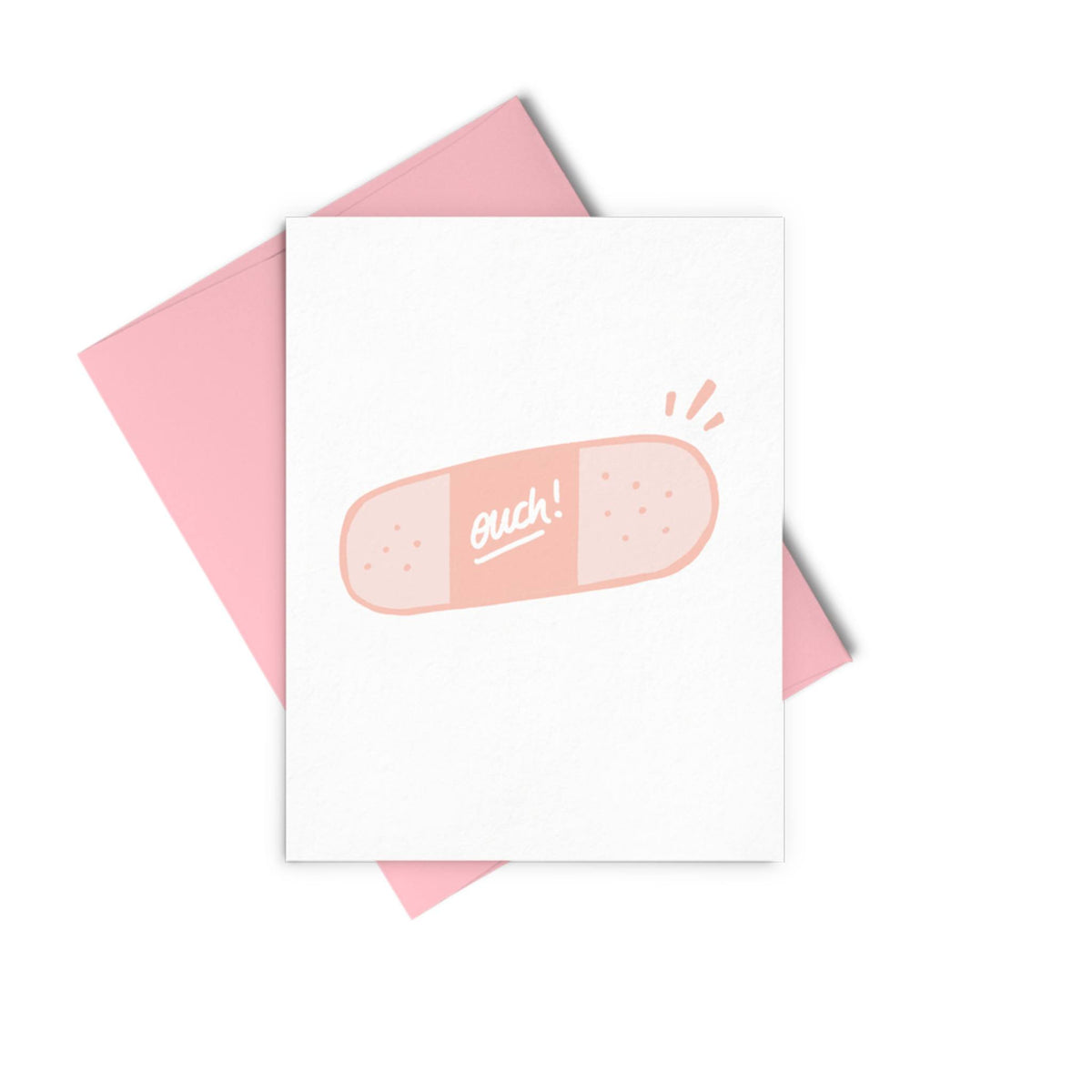 Ouch Bandaid Greeting Card