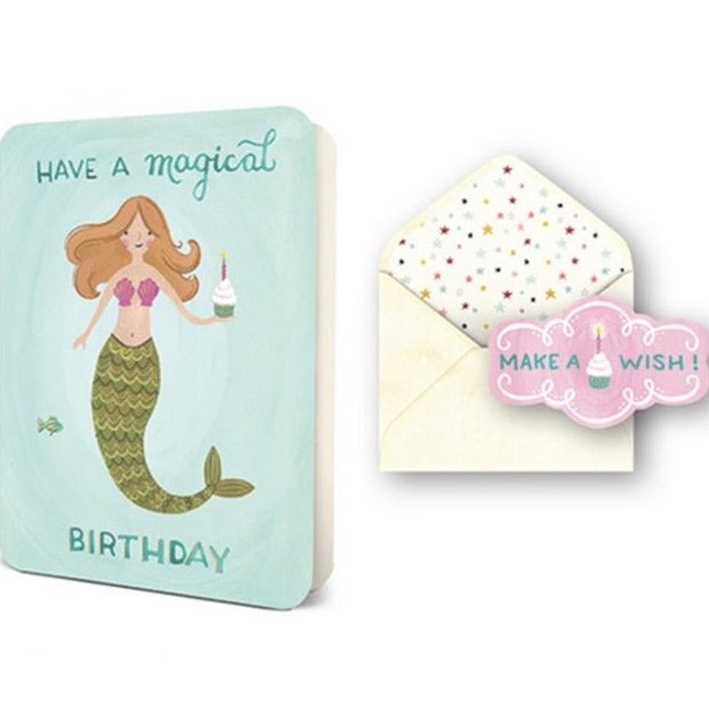 Magical Mermaid - Deluxe Greeting Card