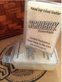 Scrubby Soap Goat Milk and Lavender