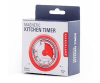 Retro Red Magnetic Kitchen Timer