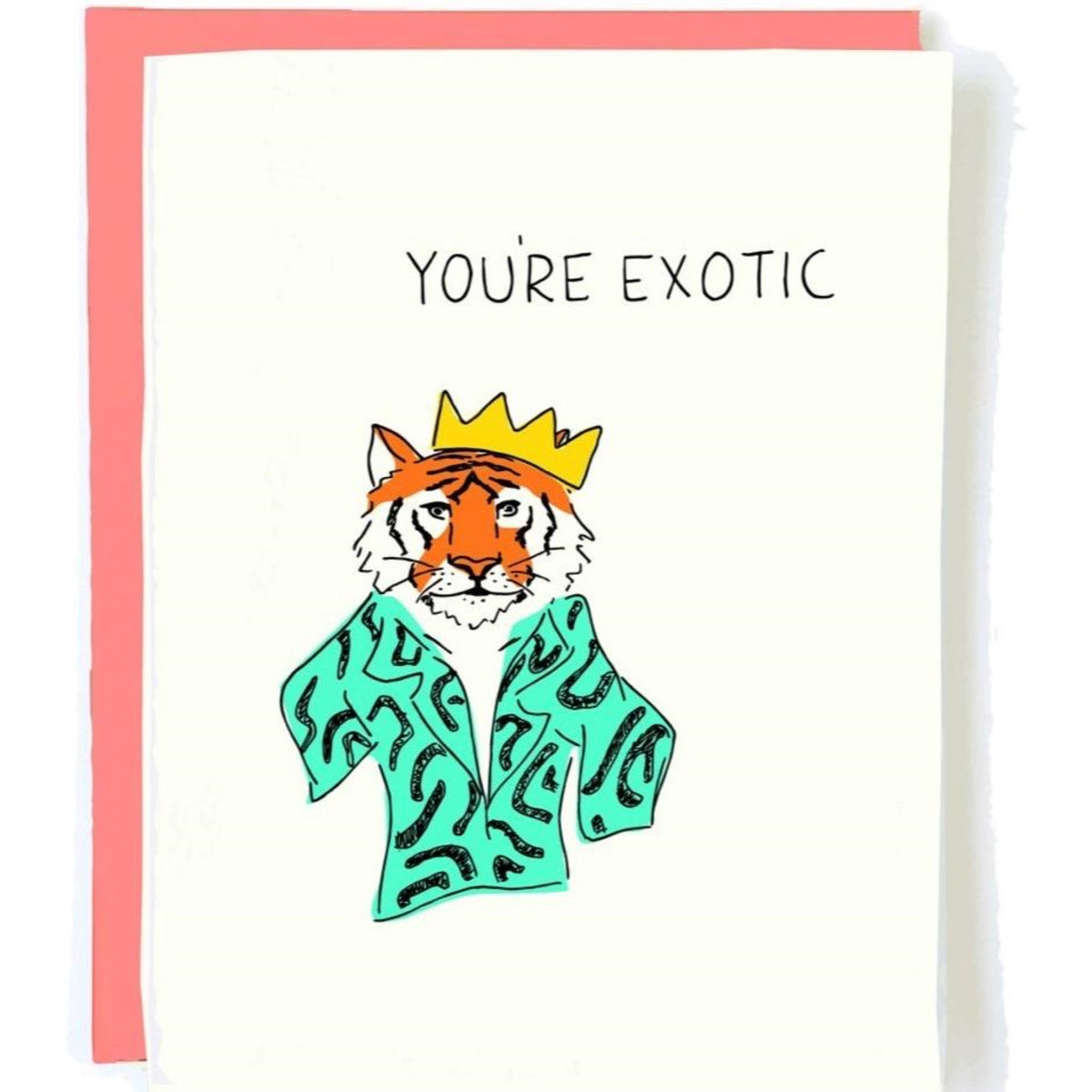 Tiger King Greeting Card
