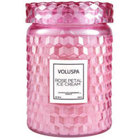 Voluspa: Rose Petal Ice Cream Large Jar Candle