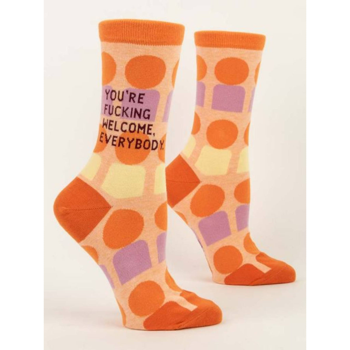 You’re F*cking Welcome Women's Crew Socks