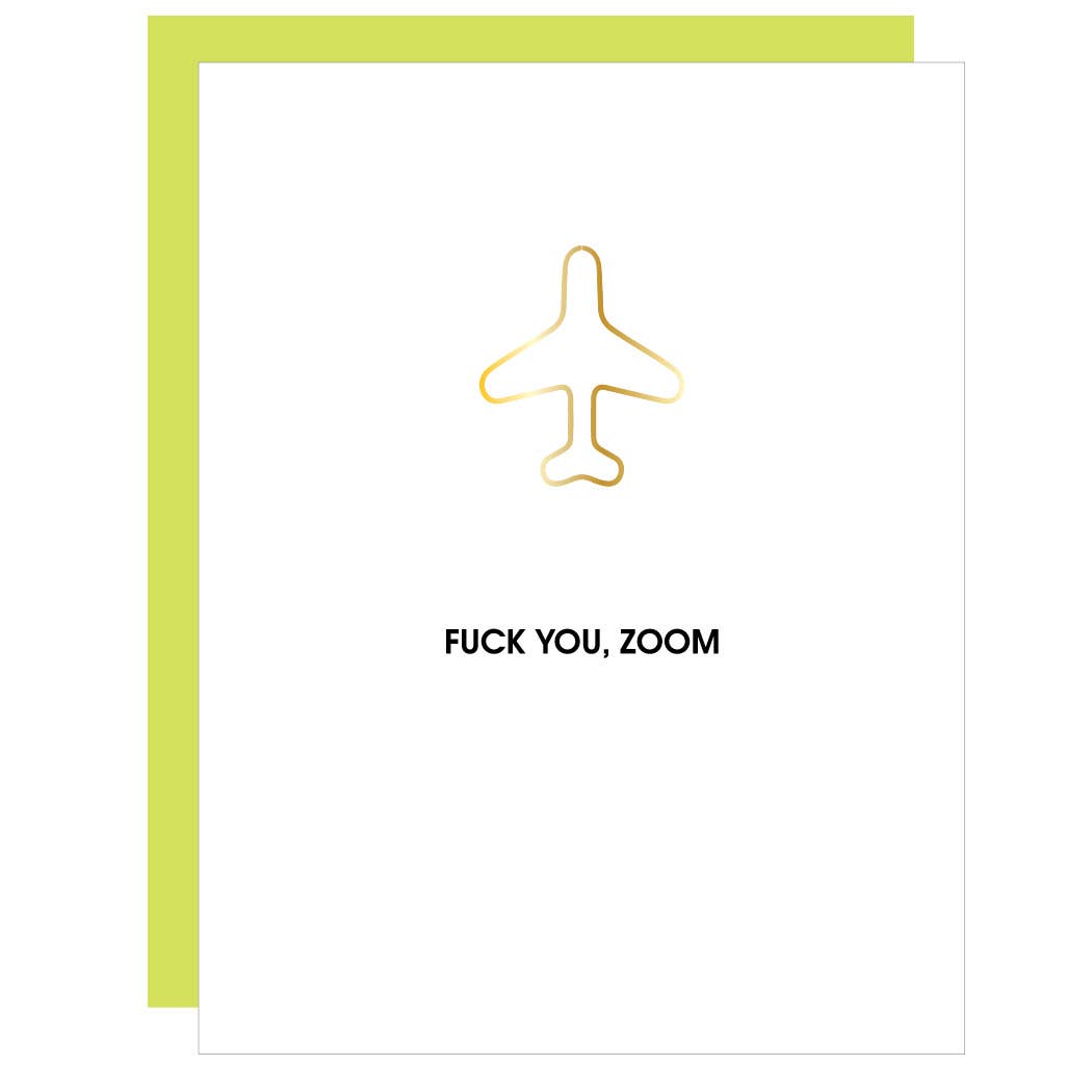 F*ck You Zoom - Paperclip Greeting Card