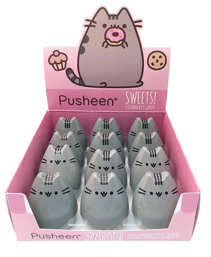 Pusheen Sweets! Strawberry Candy Tin, 12ct