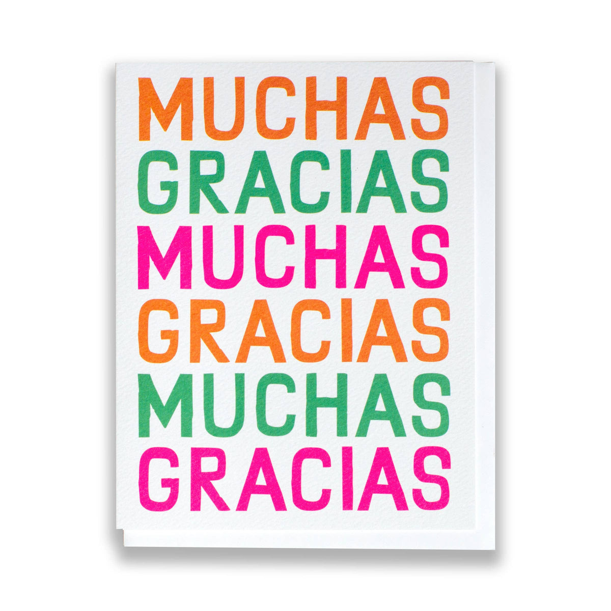 Muchas Gracias Note Card