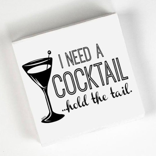 I Need A Cocktail napkins