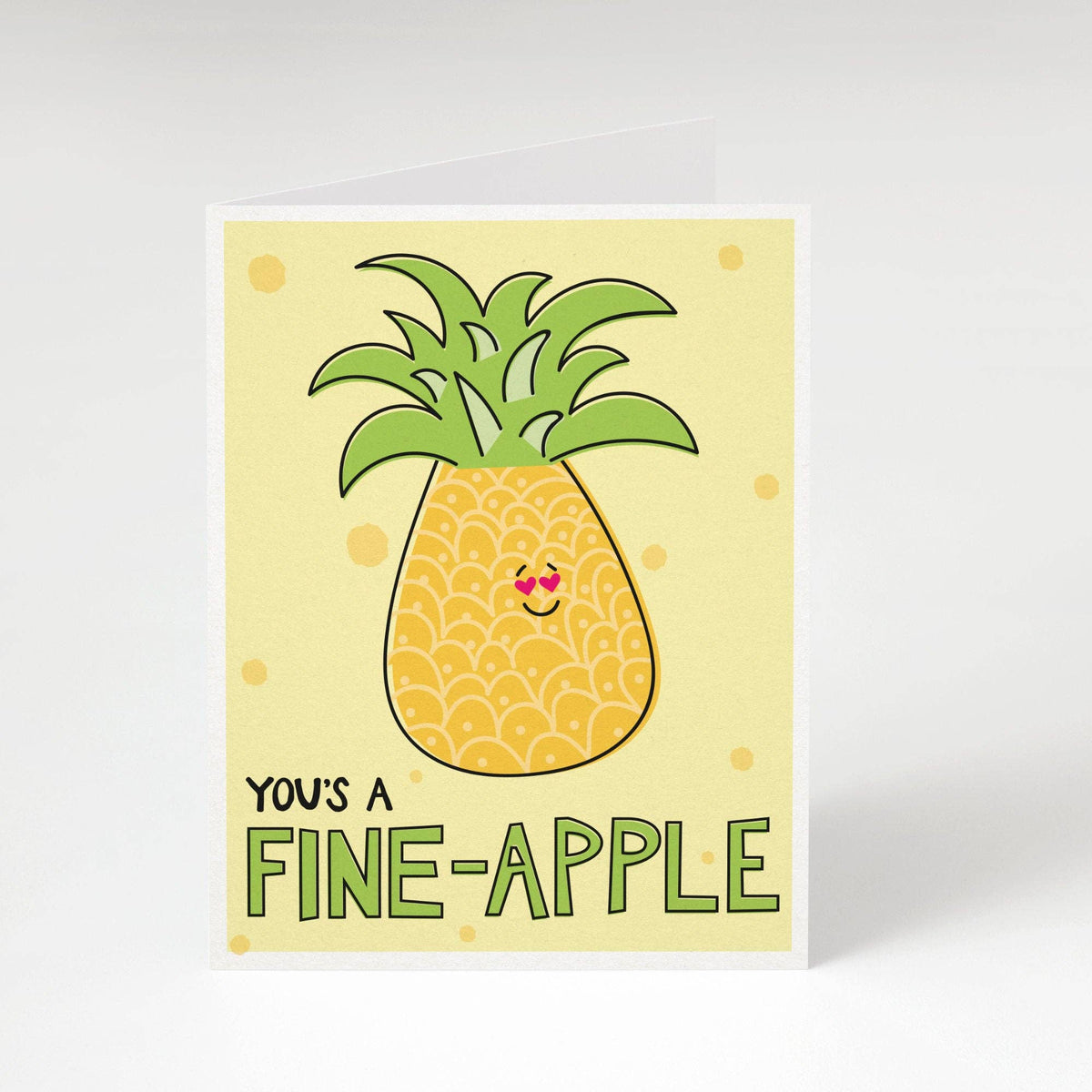 You's a Fine-Apple Card. Love Card. Anniversary Card.