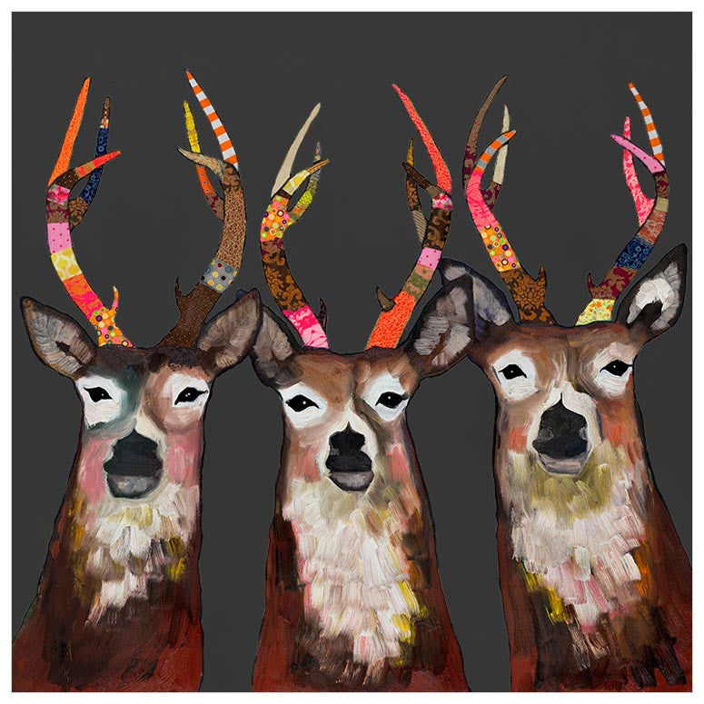 GreenBox Art + Culture Designer Deer by Eli Halpin Canvas Wall Art