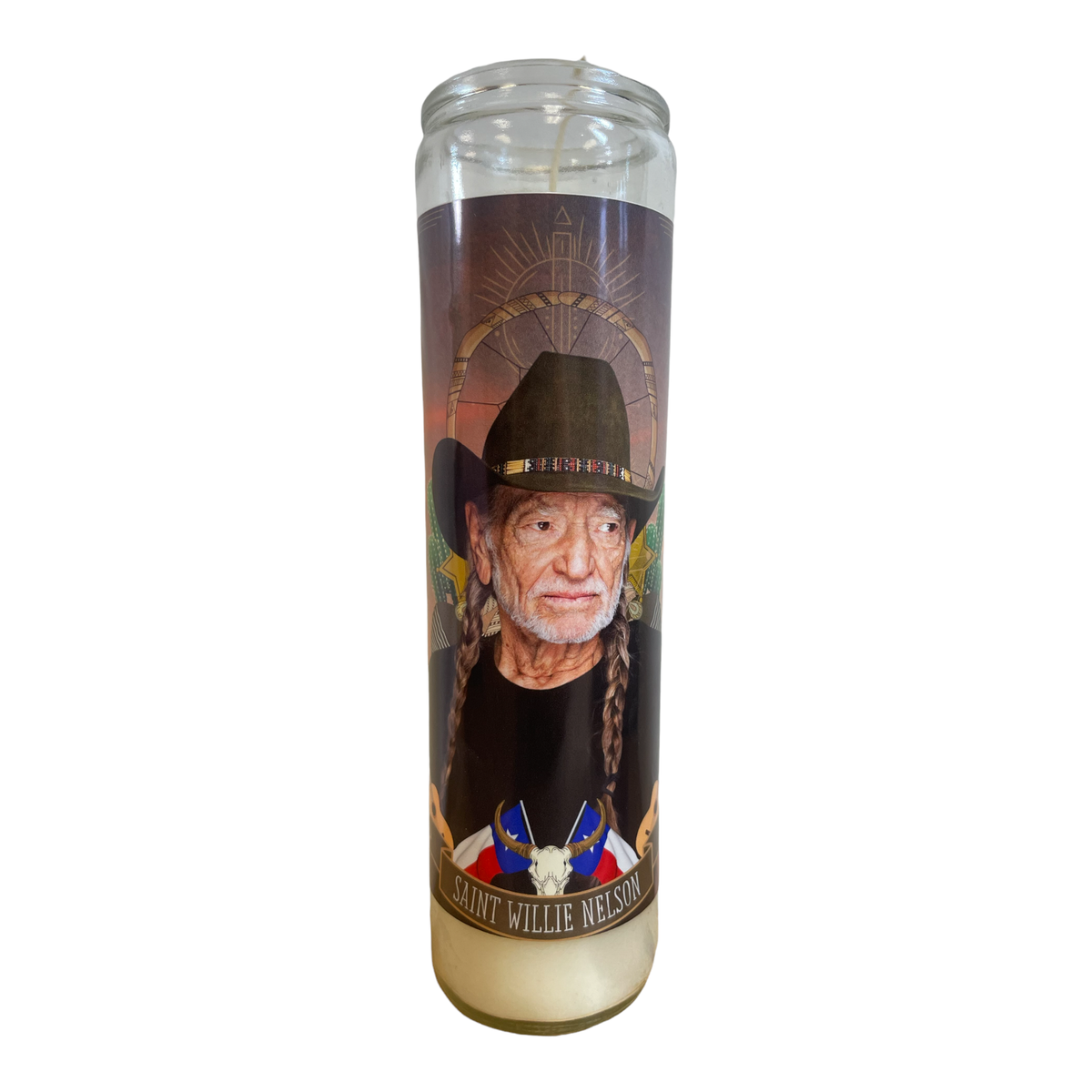 The Luminary Willie Nelson Altar Candle
