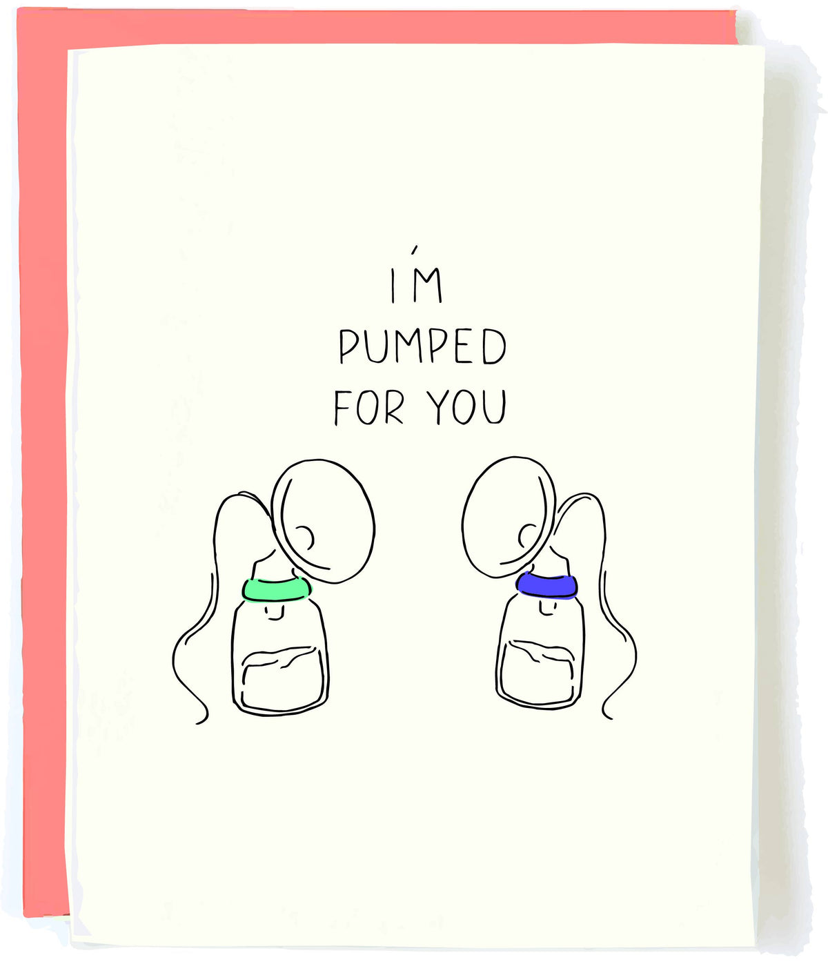 Pumped For You Pregnancy  Greeting Card